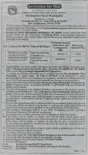 Bidding Notice Bardagoriya Gaupalilka 