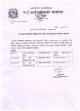 notice correction tender of huim pipe and Polls